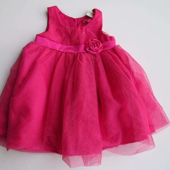 PinkyBaby Girls 12/18 Month Dress Magneta Pink - Picture 5 of 8